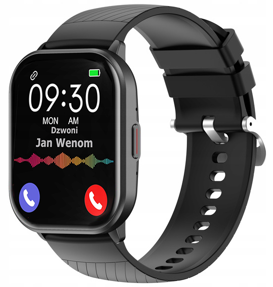 Černé Chytré Hodinky Wenom TS-11