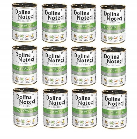 Levně Dolina Noteci Premium Krmivo Psy Zvěřina 12 X 400