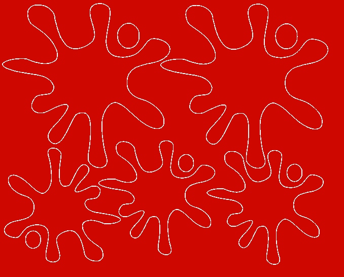 

Naklejki Kleksy Kleks naklejki maskujące czerwony