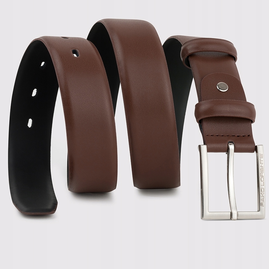Pánský hnědý kožený pásek Pako Lorente vel 95