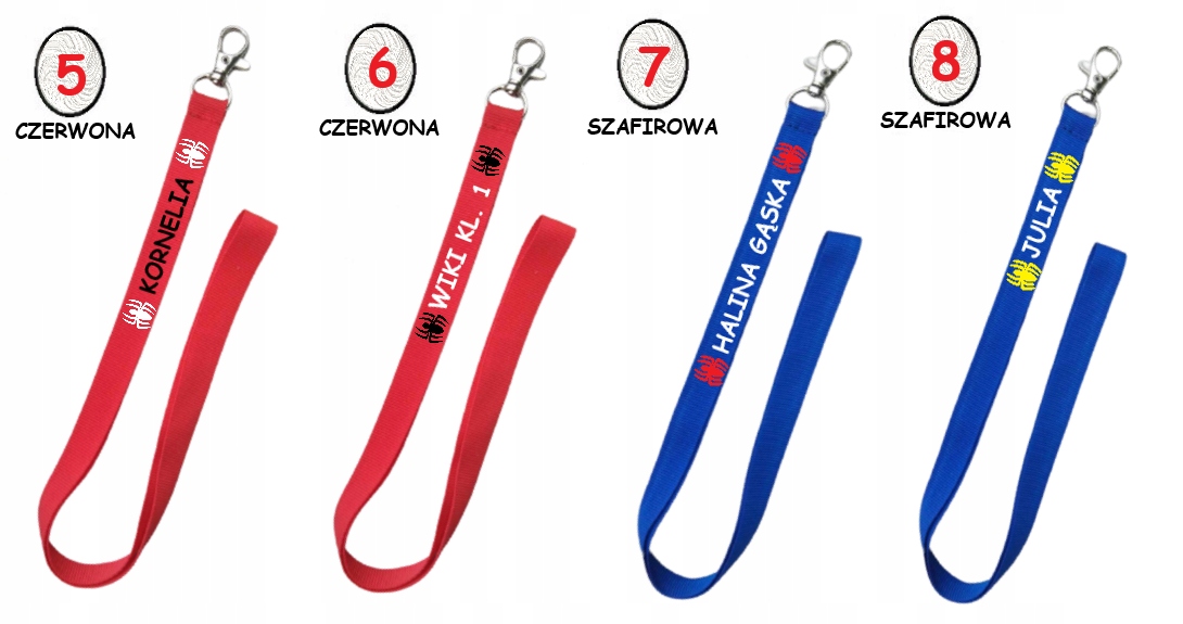 Smycz PERSONALIZOWANA na klucze Numer katalogowy producenta 1234