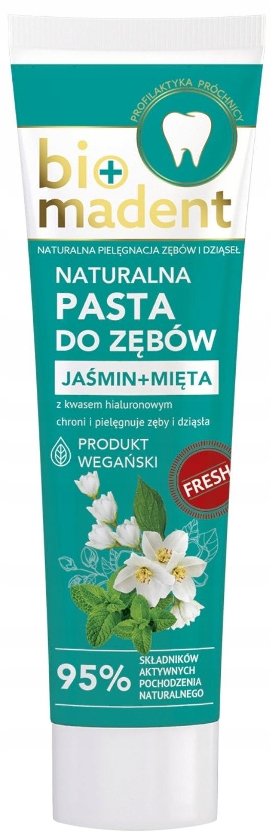 

Pasta do zębów Bio Madent Jaśmin Mięta 100 ml
