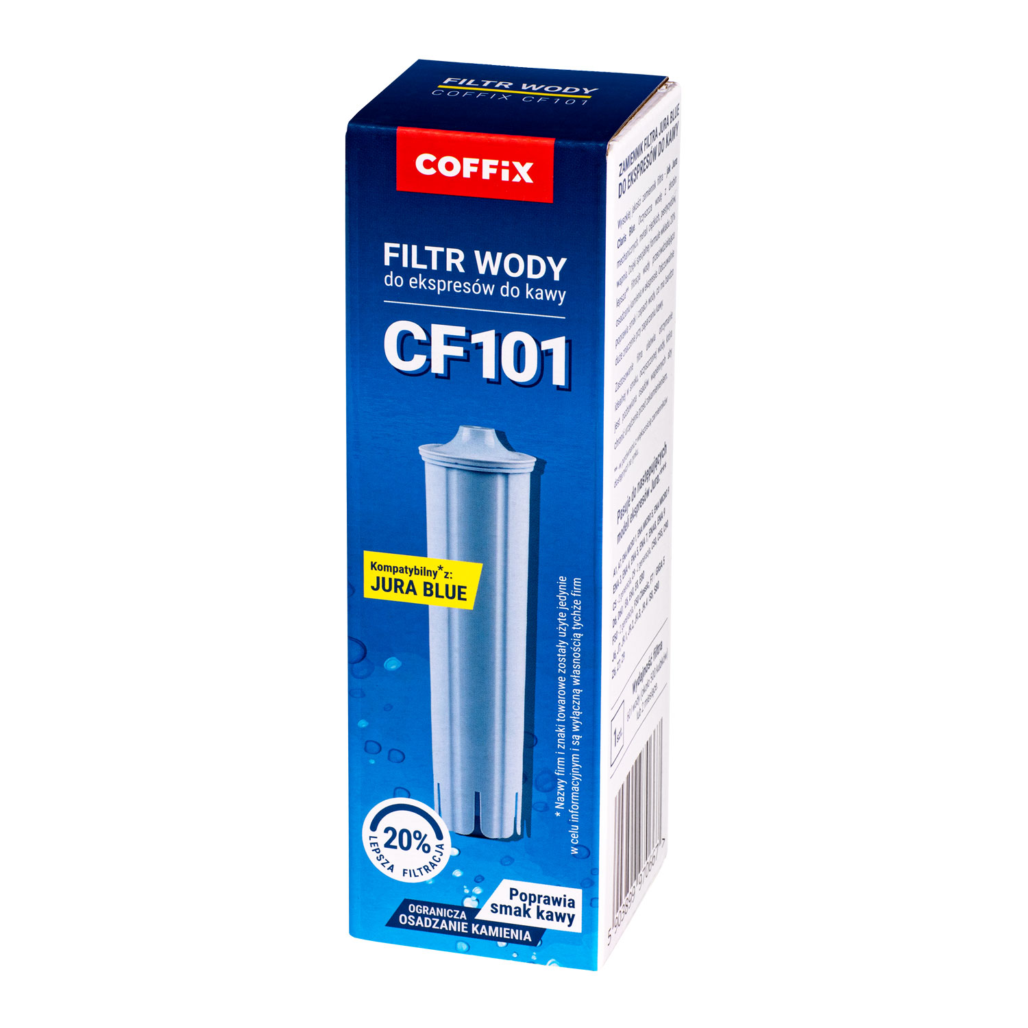 Coffix CF101 Filtr wody do ekspresów do kawy zamiennik Jura Blue