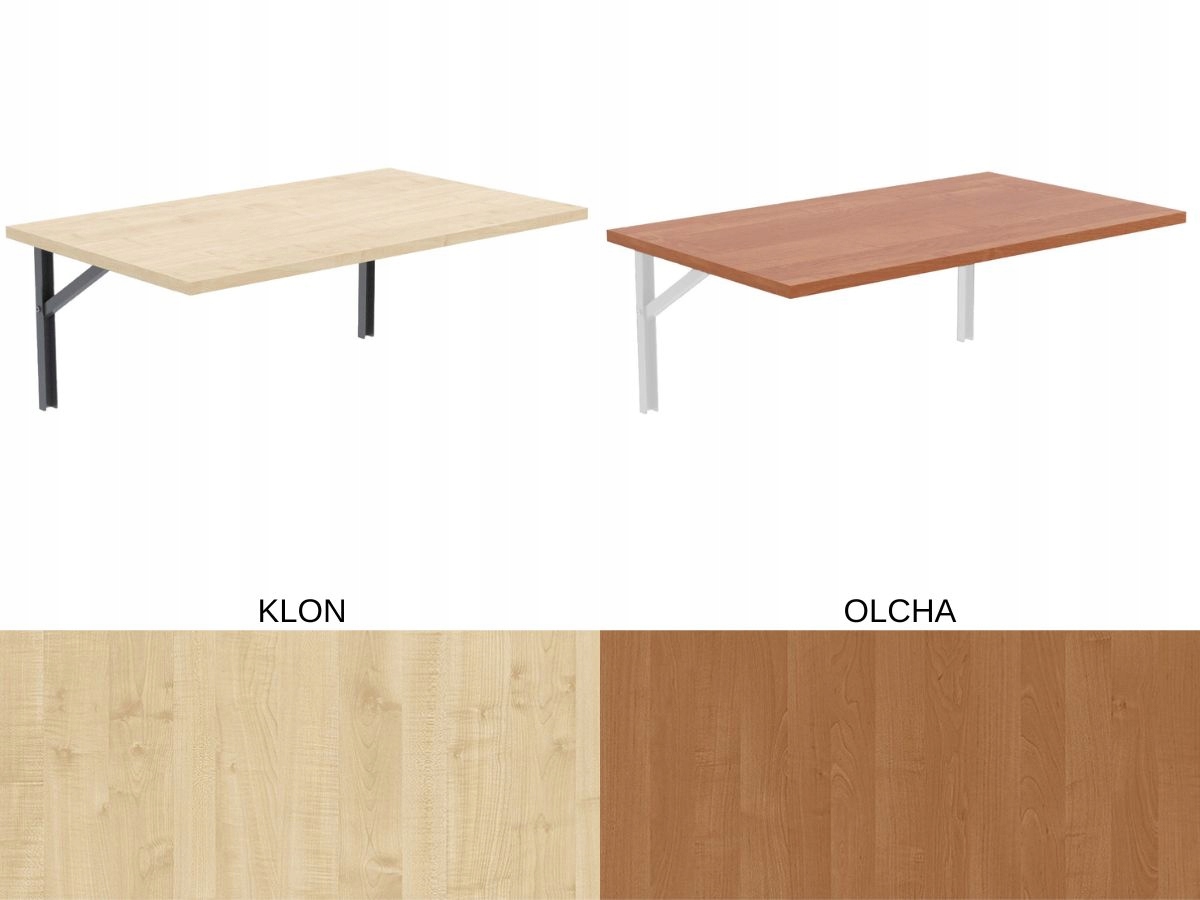 Stół składany blat rozkładany 70x60 Wybór kolorów Wysokość mebla 30 cm