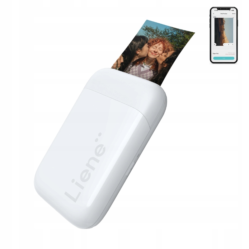 Liene ZPP110 Pearl Fototiskárna 2x3 Bluetooth Usb-c 500 mAh Bílá