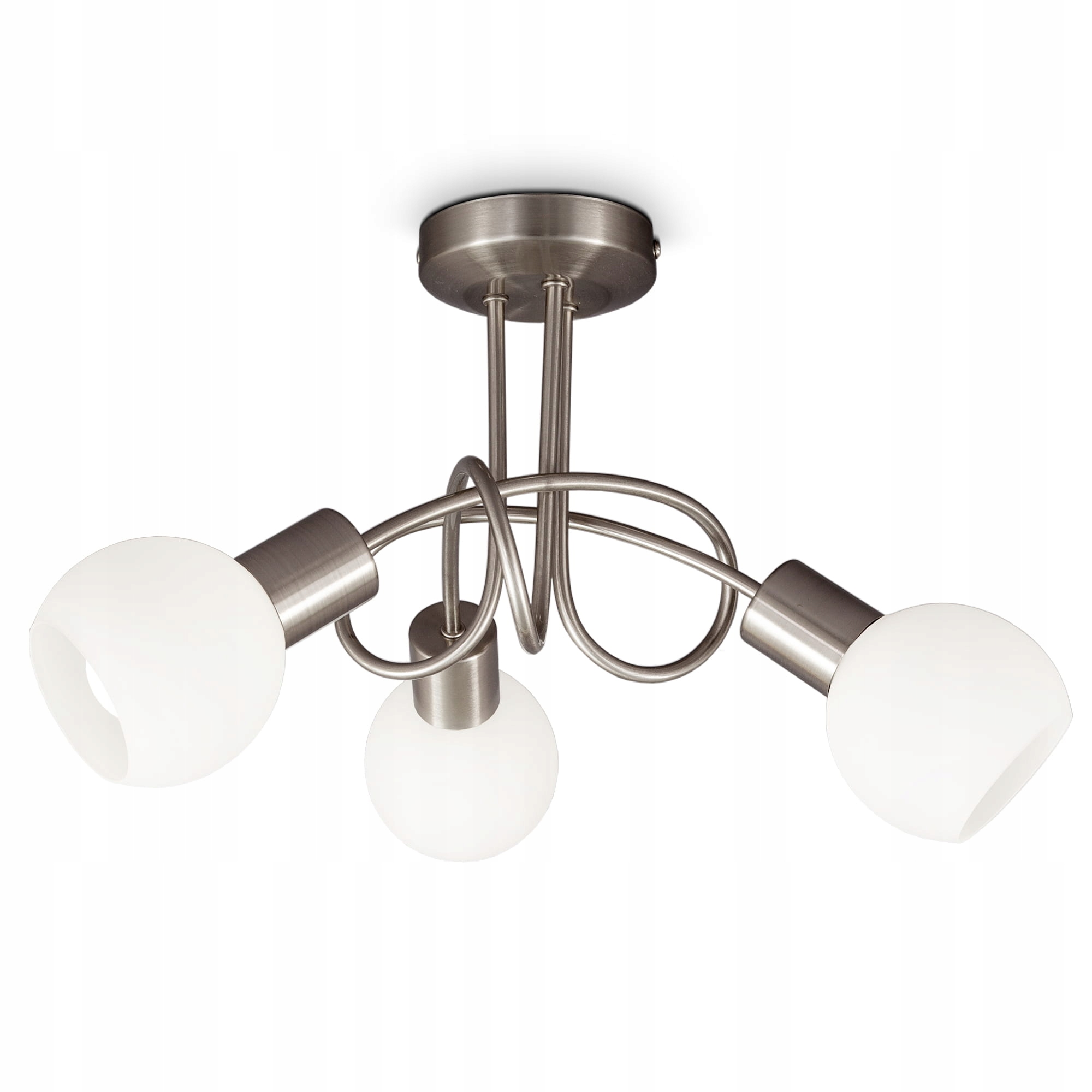 Lampa sufitowa LED 3 x E14 5 W metal - szkło 39,3 cm