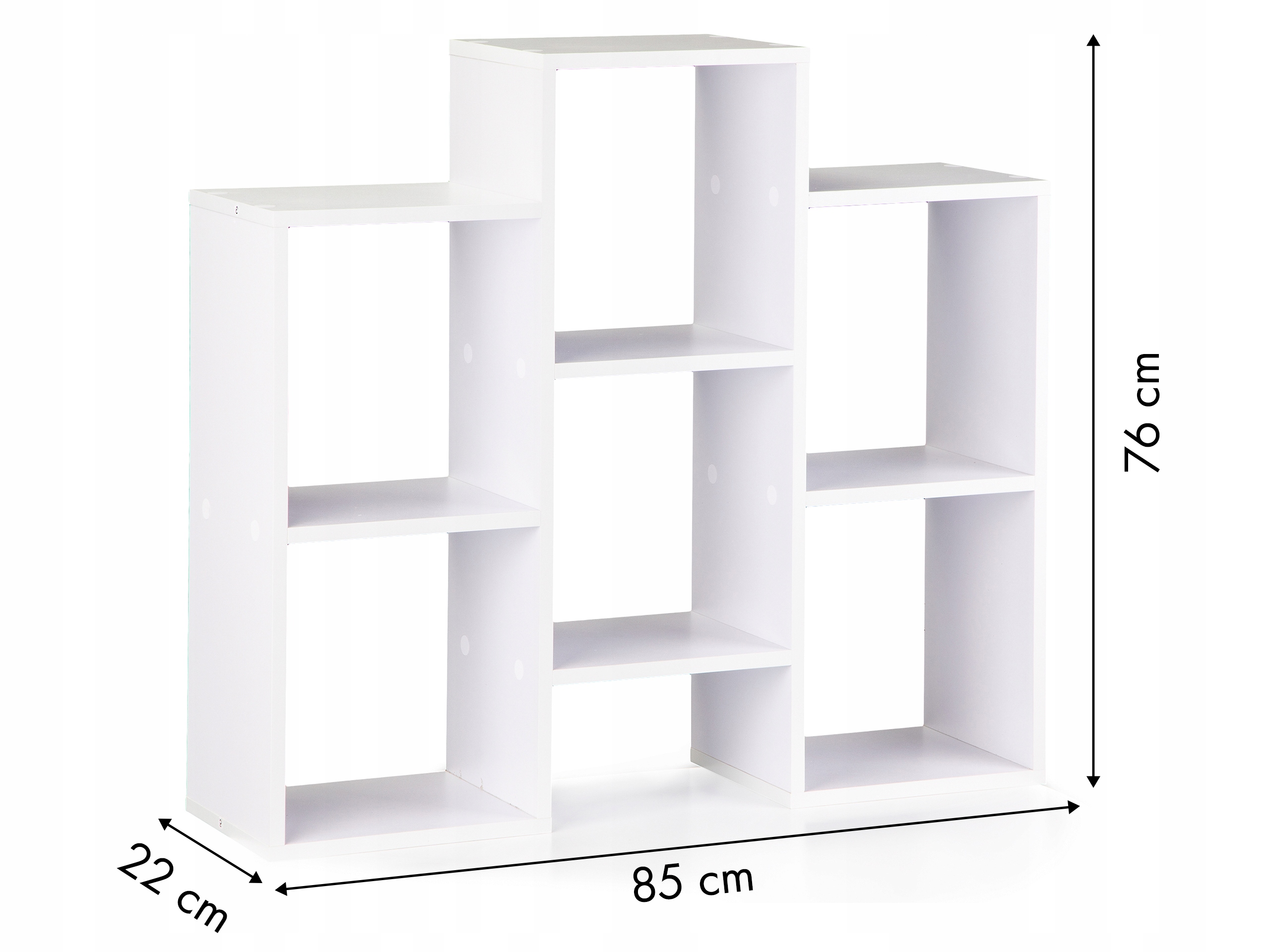 Nowoczesny stojący regał ModernHome Szerokość mebla 50 cm