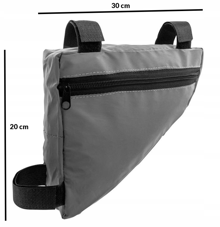 SAKWA ROWEROWA TORBA SASZETKA POD RAMĘ ODBLASKOWA NADRUK DZWONEK Marka bez marki