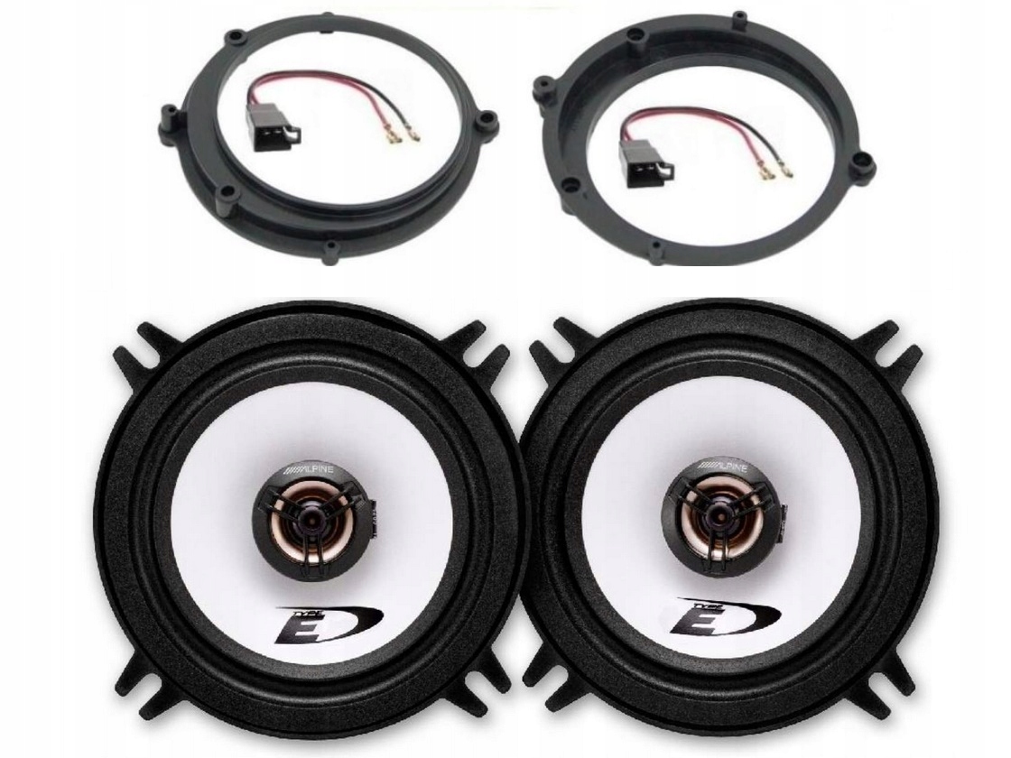 Vzdálenost reproduktorů reproduktory 130 mm Audi A4 B5 1994-2001 Alpine SXE-1325S