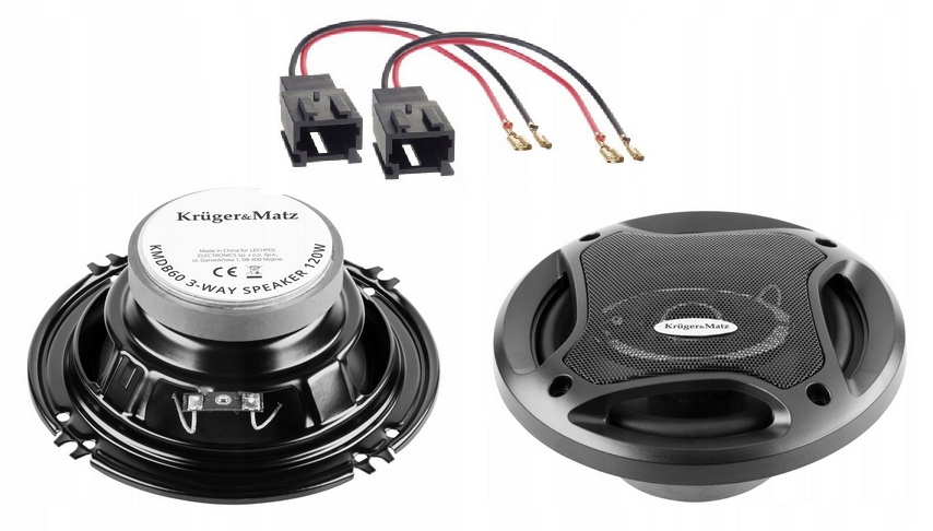 Automobilové reproduktory 165 mm Citroen C2 C3 C4 Maskáče Kruger&Matz KMDB65