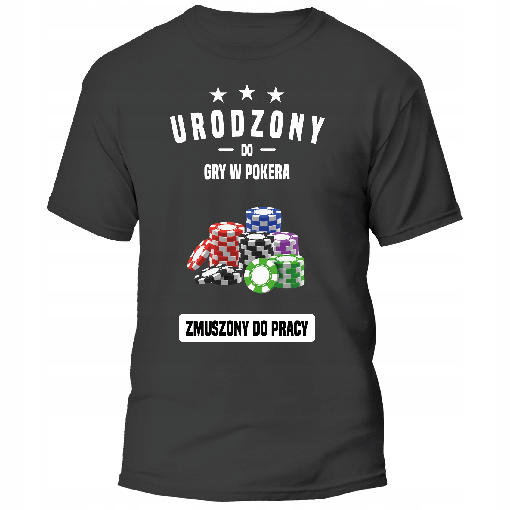 

Koszulka Urodzony Do Gry W Pokera