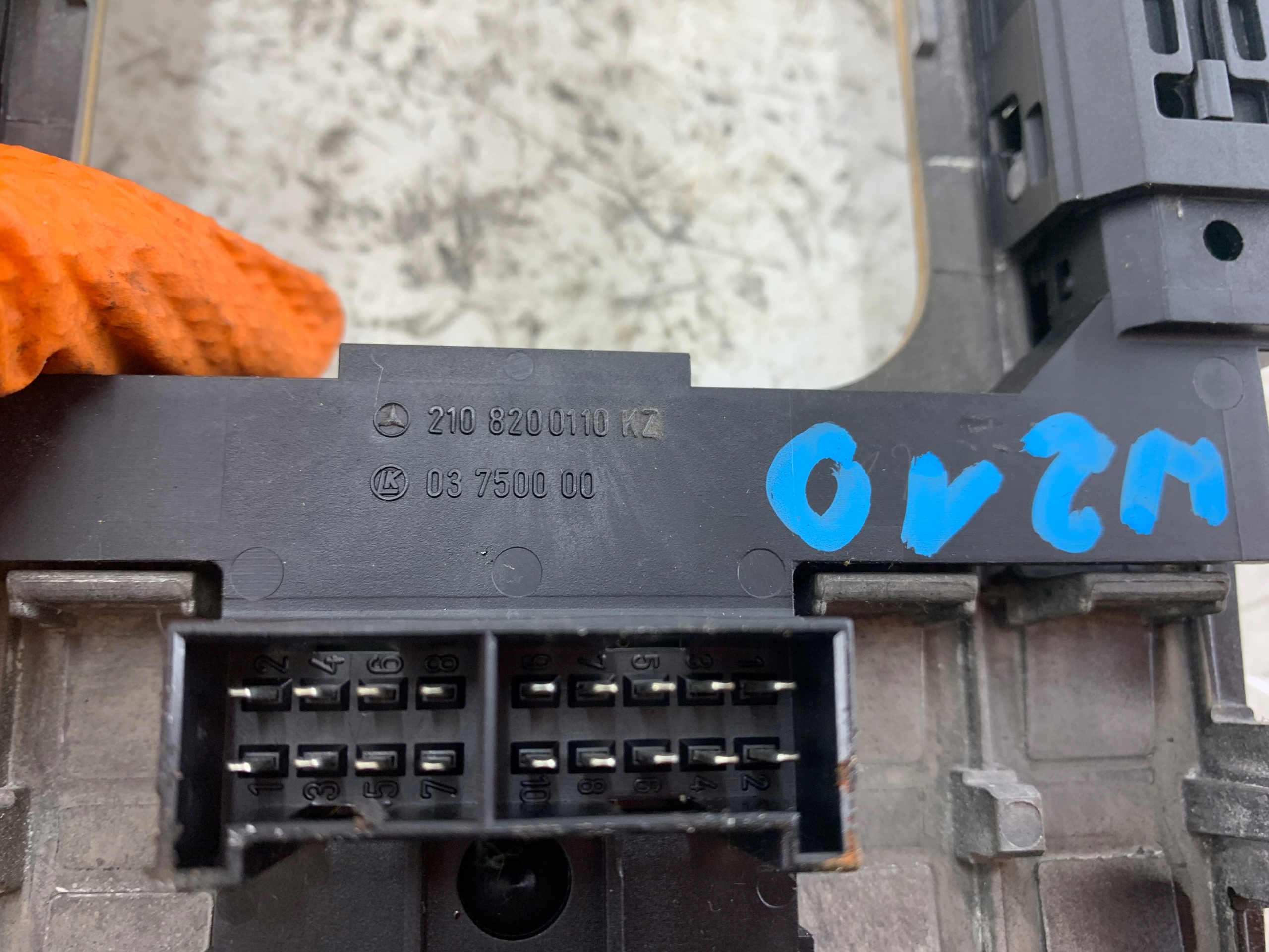 MERCEDES W210 châssis du levier de vitesse PANEL vitre rétroviseur