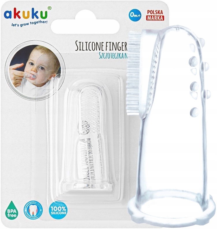 AKUKU SZCZOTECZKA DO ZĘBÓW I MASAŻU DZIĄSEŁ