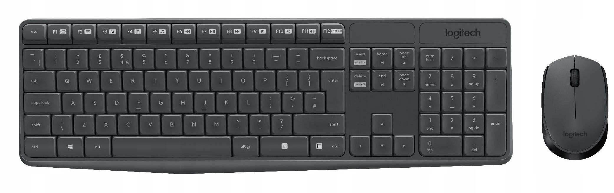 

Zestaw klawiatura mysz Logitech MK235 czarny