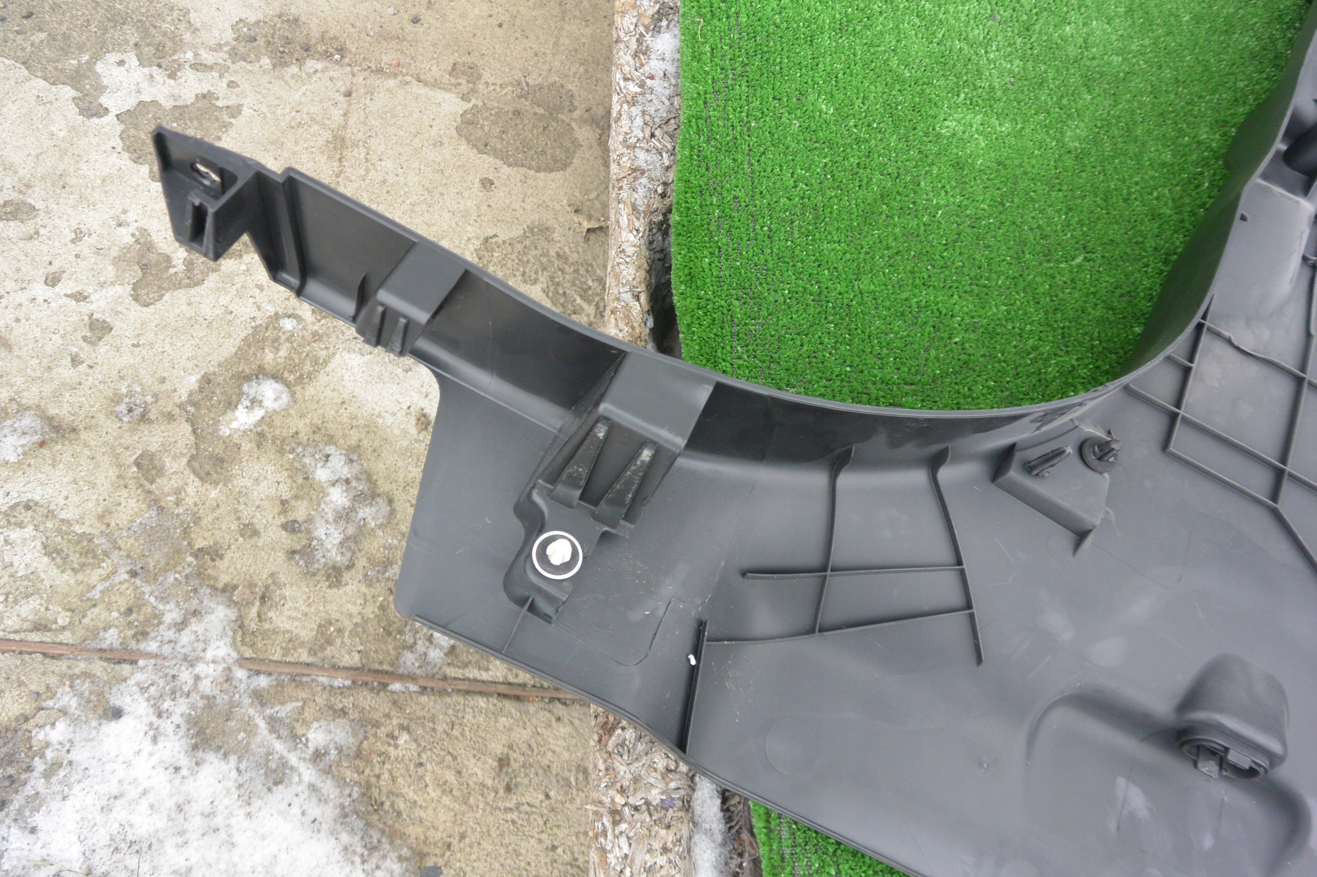 cover pillar trim front black, MASERATI GHIBLI III