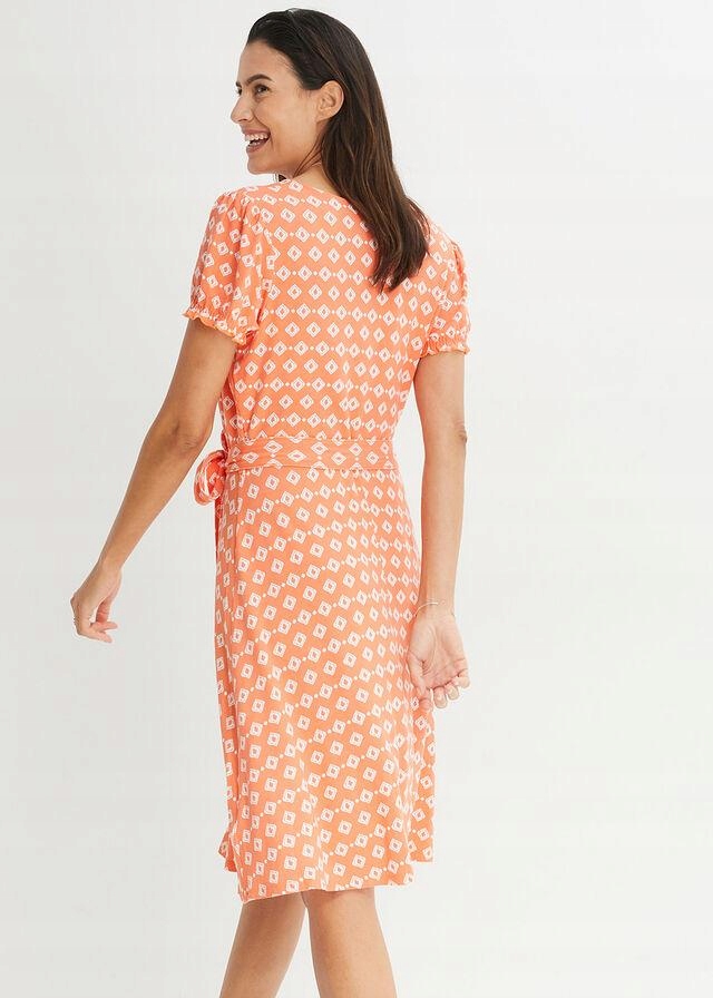 48 SUKIENKA Z WIĄZANYM PASKIEM Bonprix Marka Bonprix