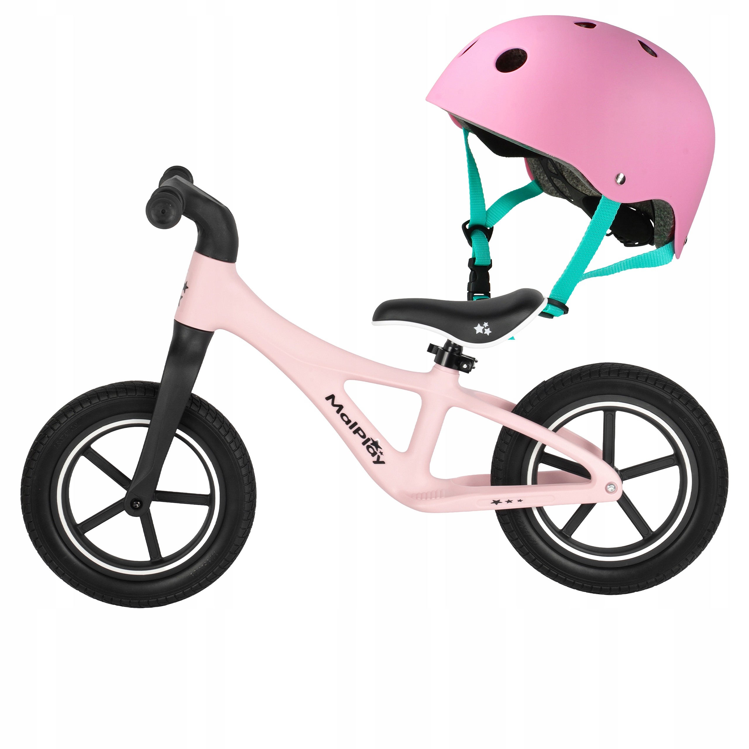 Rowerek Biegowy Dziecięcy dla dzieci koła Pu 12'' do 35kg Lekki Kask