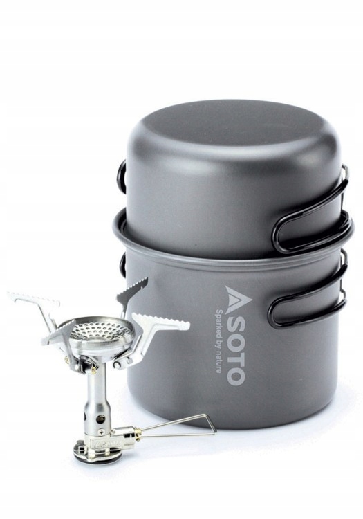 Japoński Zestaw do gotowania Kuchenka Soto Amicus w Igniter+ Cook Set Combo