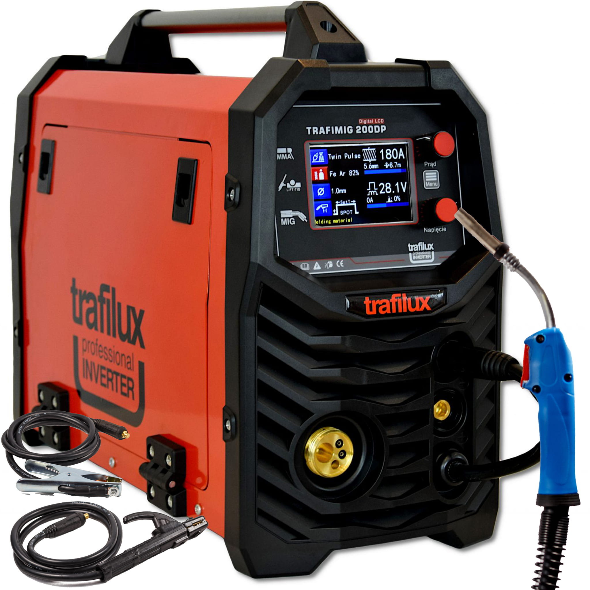 Spawarka Migomat Trafilux 200 Dual Puls 200A Alu.