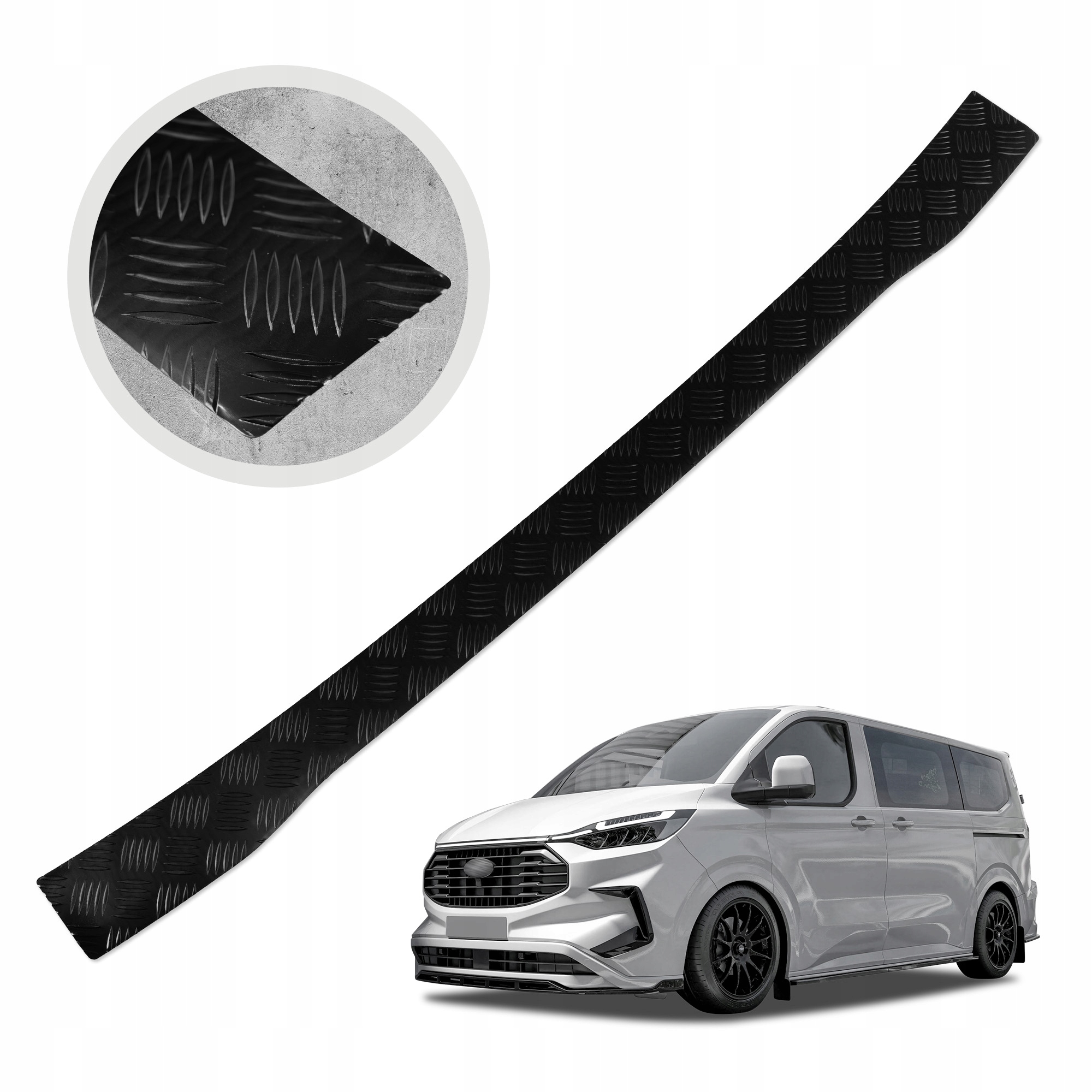 Ochranná lišta na zadný nárazník pre Ford Tourneo Custom II 2023-
