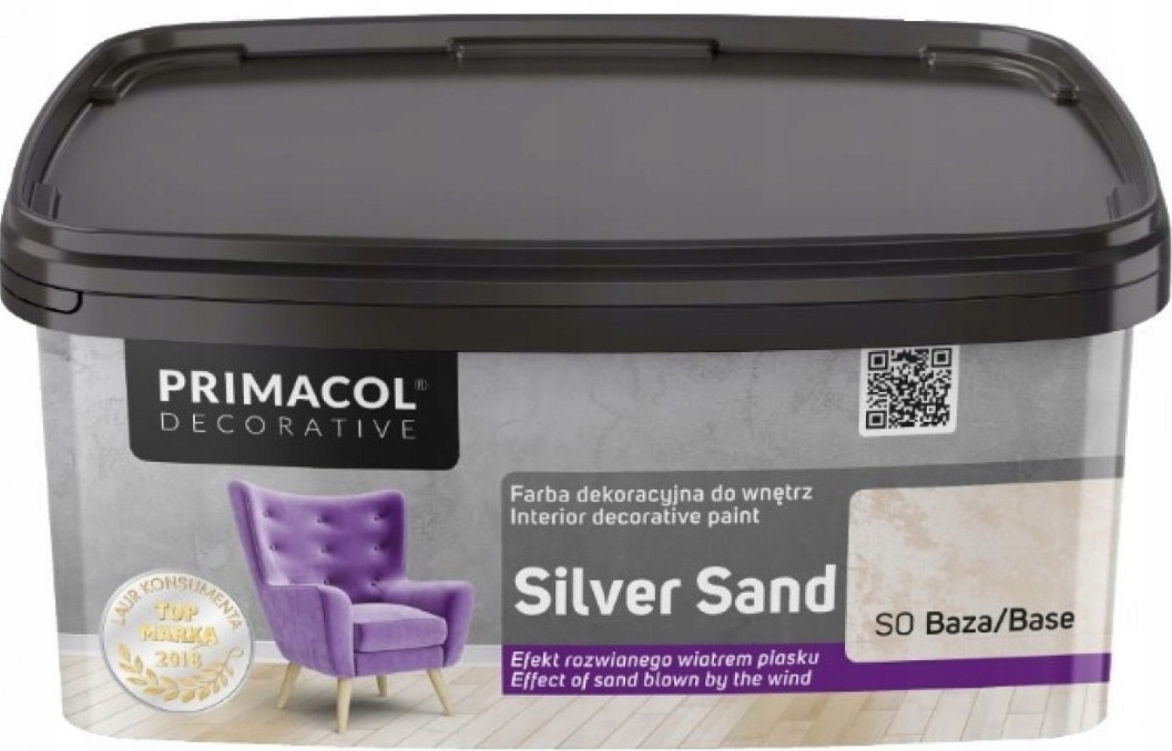 Primacol Silver Sand Barva Dekorativní Základna S0 1L