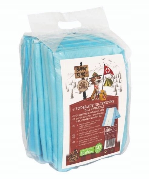 

Podkłady chłonne dla psa kota fretki 60x45cm 10szt