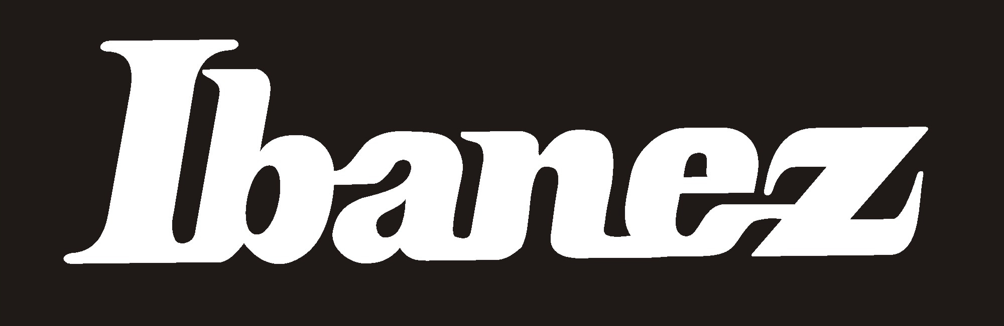 IBANEZ naklejka logo na główkę gitara gryf