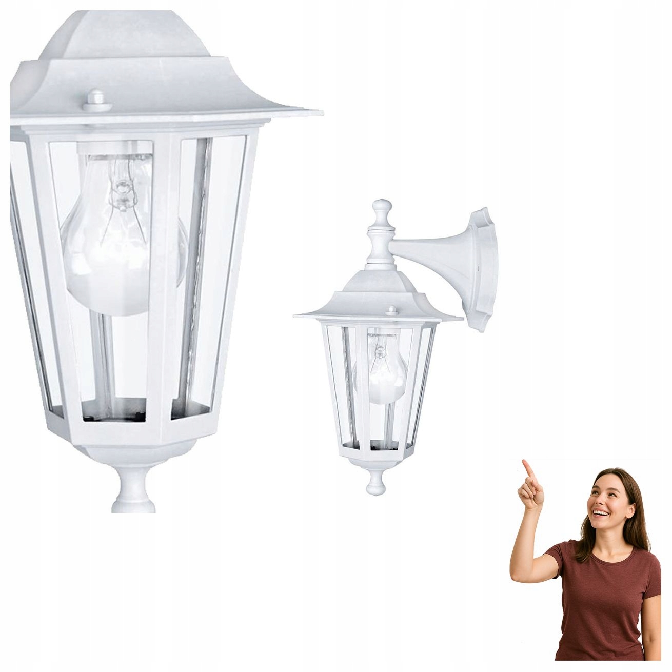 Venkovní nástěnné svítidlo Laterna 5 22462 Eglo