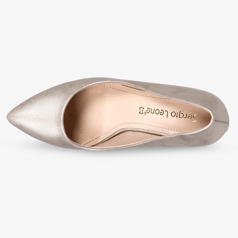 CZÓŁENKA SZPILKI BŁYSZCZĄCE SZPIC WKŁADKA SKÓRA 38 Rozmiar 38