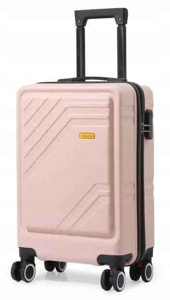 Walizka Kabinowa Różowa Młodzieżowa Bagaż Podręczny Podróżna