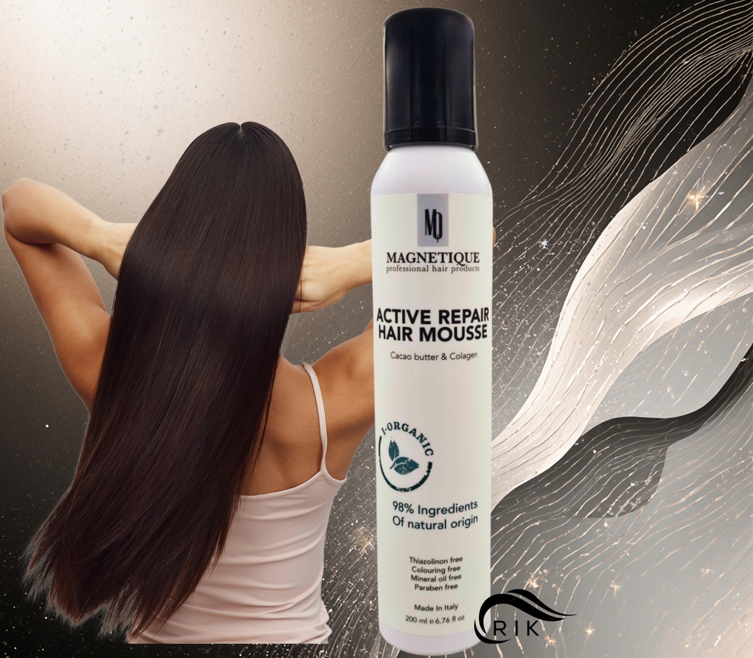 Active Repair Hair Mousse 200ml regenerująca pianka do włosów z kolagenem