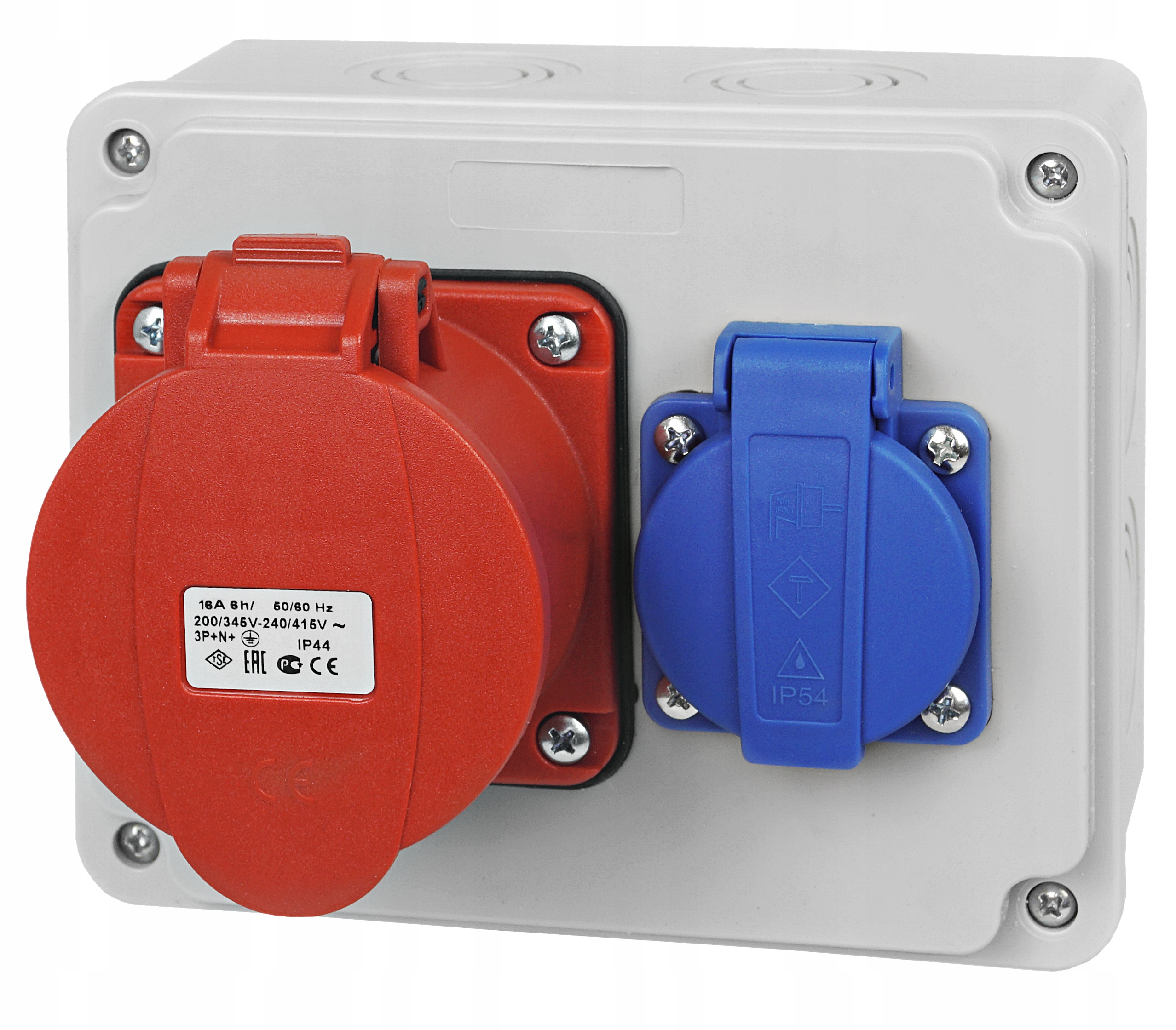 ROZDZIELNICA BUDOWLANA GNIAZDO STAŁE 16A 5P 230V