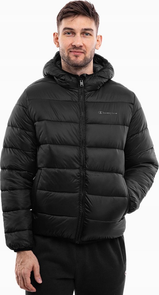Pánská Bunda Champion Hooded Černá 220342 KK001 velikost XL