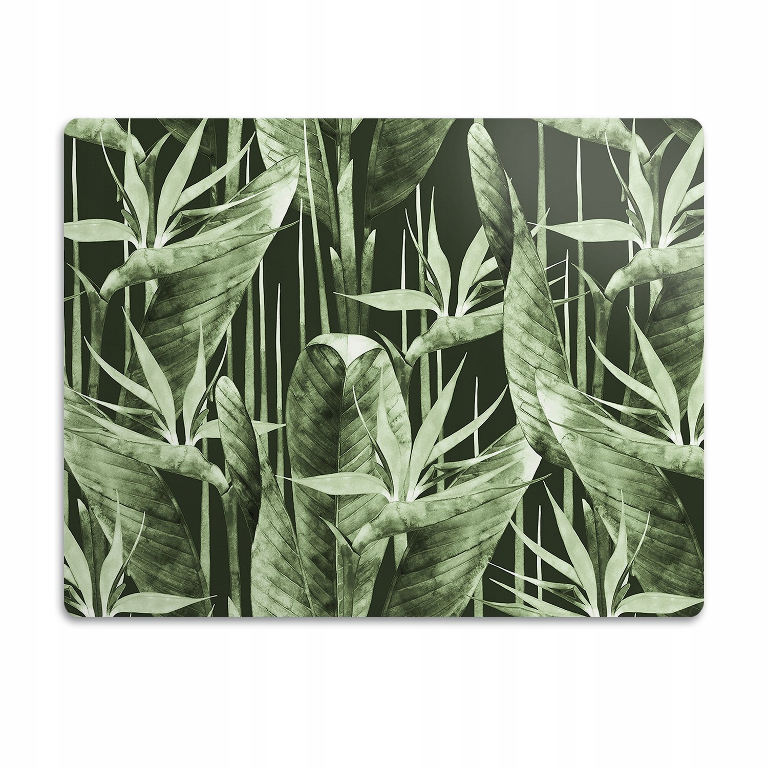 Levně Pro psa podložka pod misku Tmavé listy 60x40 cm