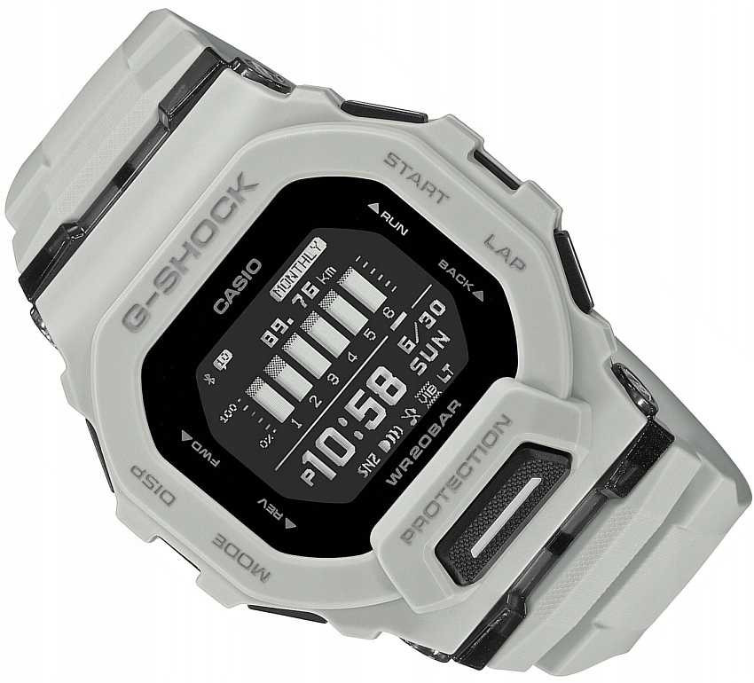 Hodinky G-shock GBD-200UU-9ER S Bluetoothem Trenér Kroky Vodotěsné 46 mm