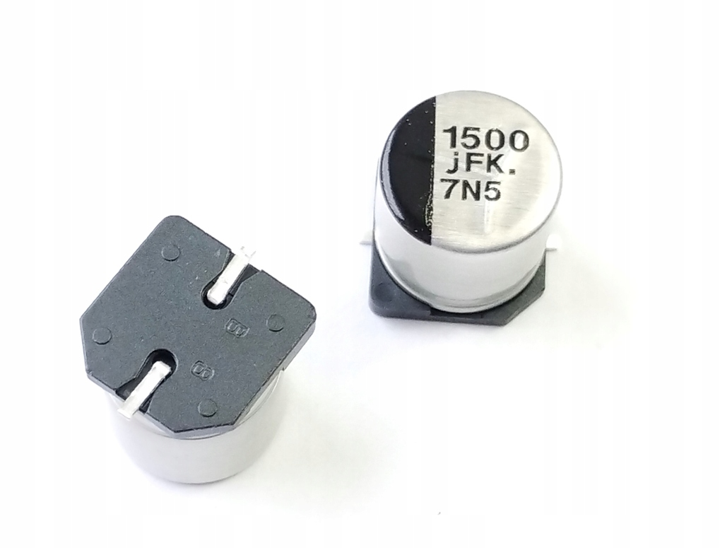 [10szt] Kondensator Smd Panasonic Fk 1500uF 6.3V Ø10x10.2mm niska imp 80mR
