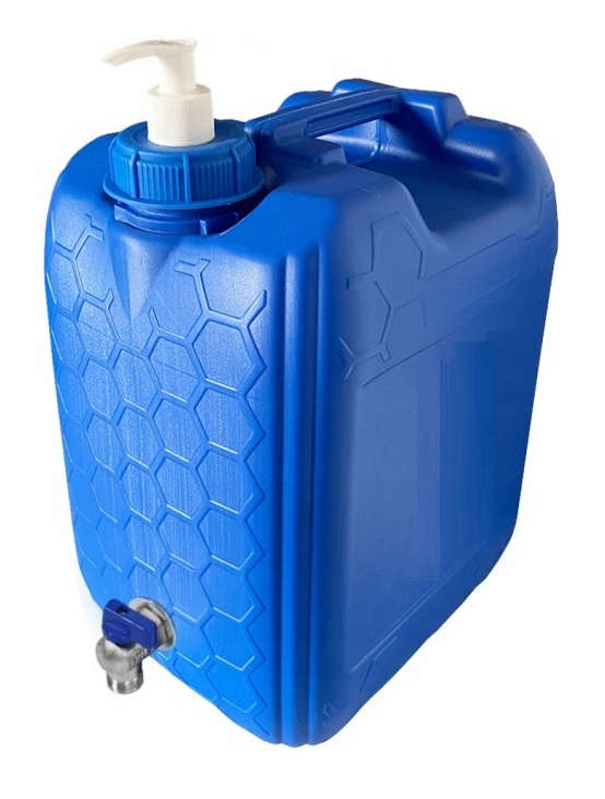 Pojemnik zbiornik bańka na wodę z DOZOWNIKiem 10L
