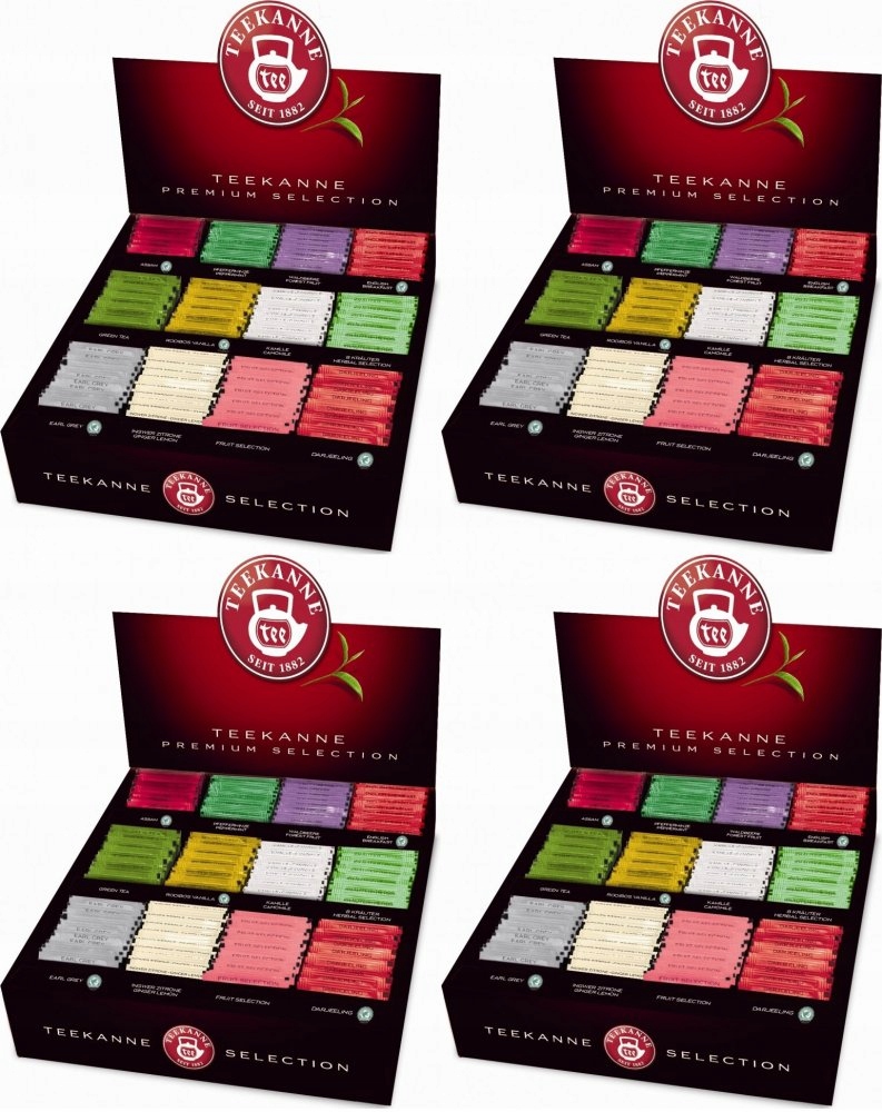 Zestaw herbat Teekanne 12 smaków 180szt x4