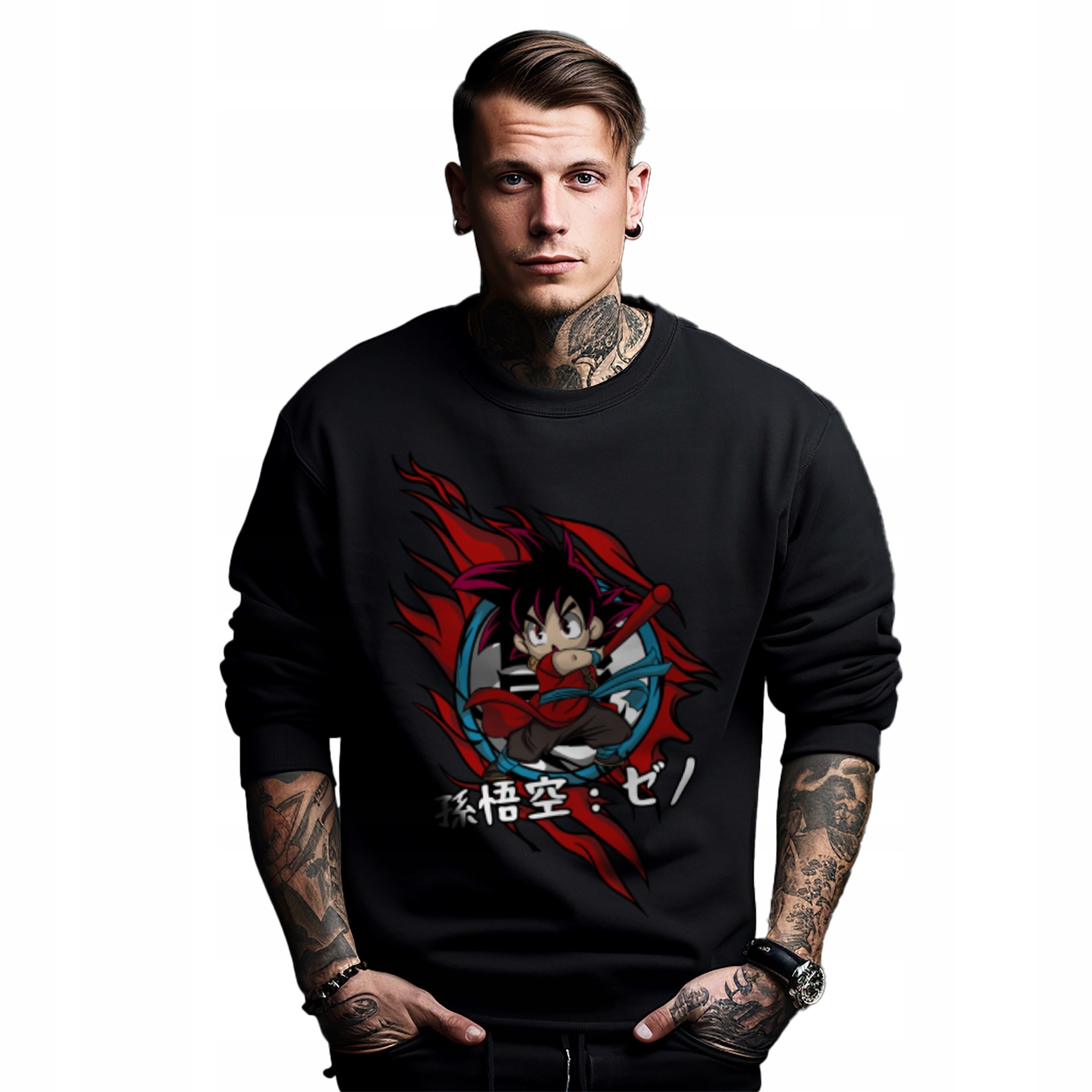 Mikina s potiskem Anime Son Goku