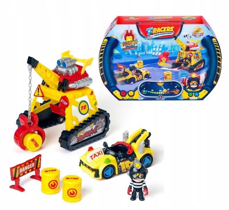 

T-racers Turbo Crane Challenge Pojazd Dźwig