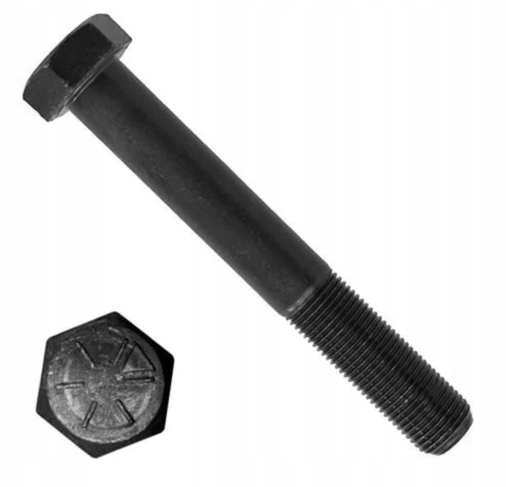 Śruby Drobny Gwint M24x1,5x130 mm bez pokrycia Din 960 10,9 Solid 10 szt.