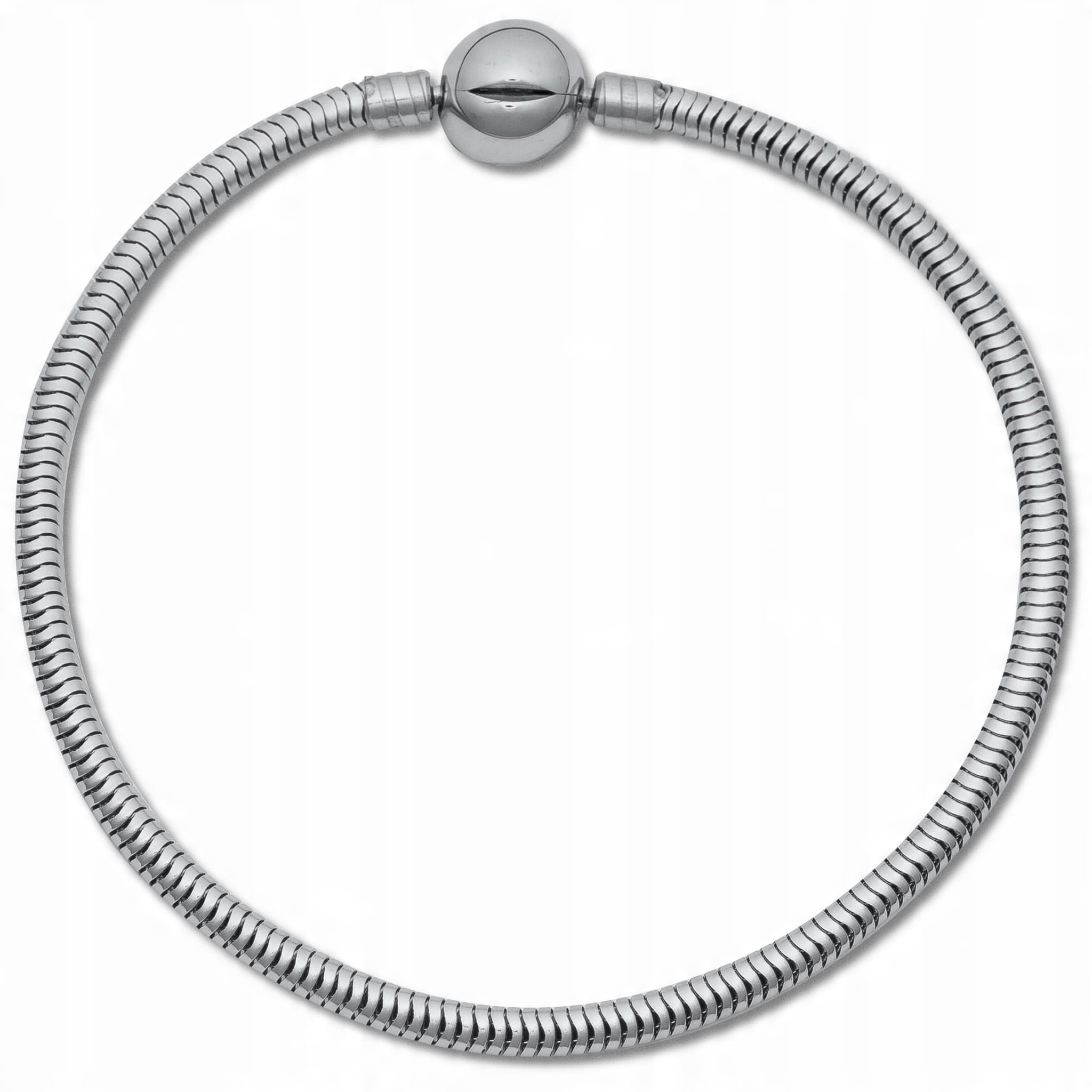 

Srebrna Bransoletka Damska Charms Modułowa 20 cm