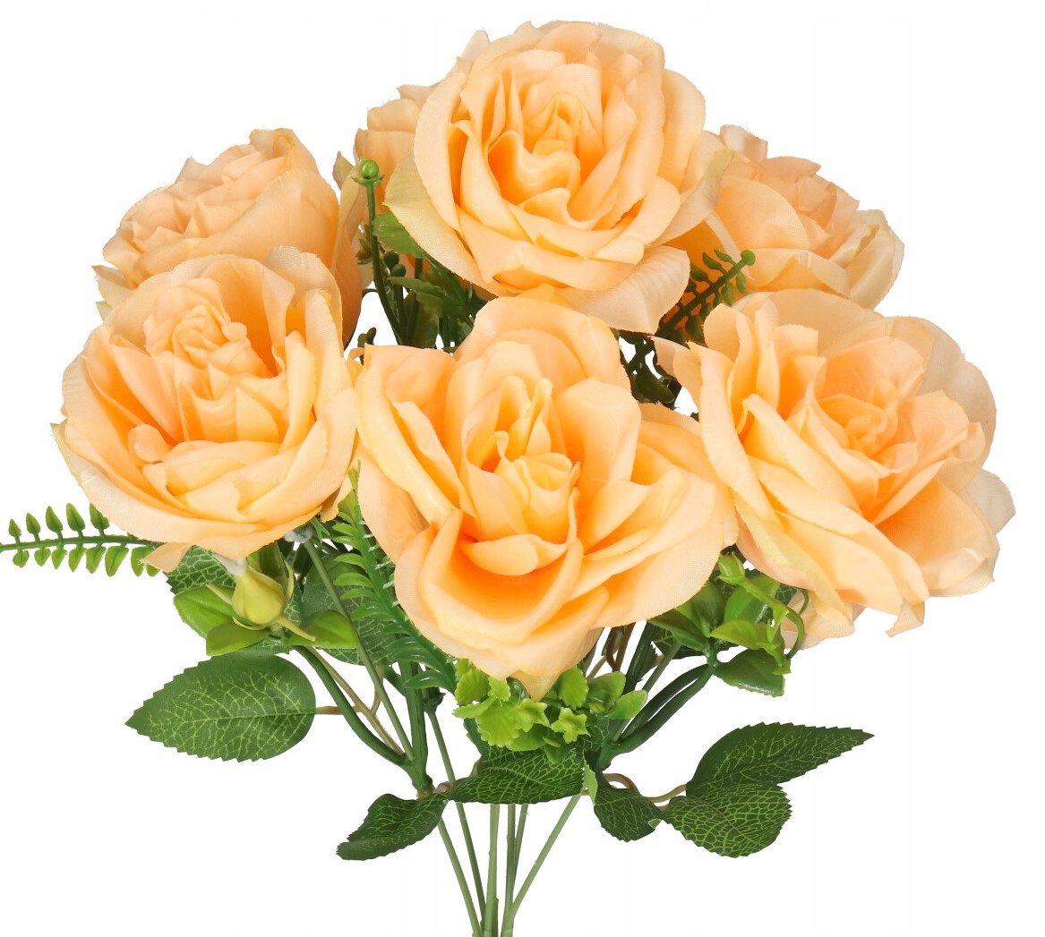 SZTUCZNE KWIATY JAK ŻYWE ROŚLINY RÓŻA RÓŻE BUKIET