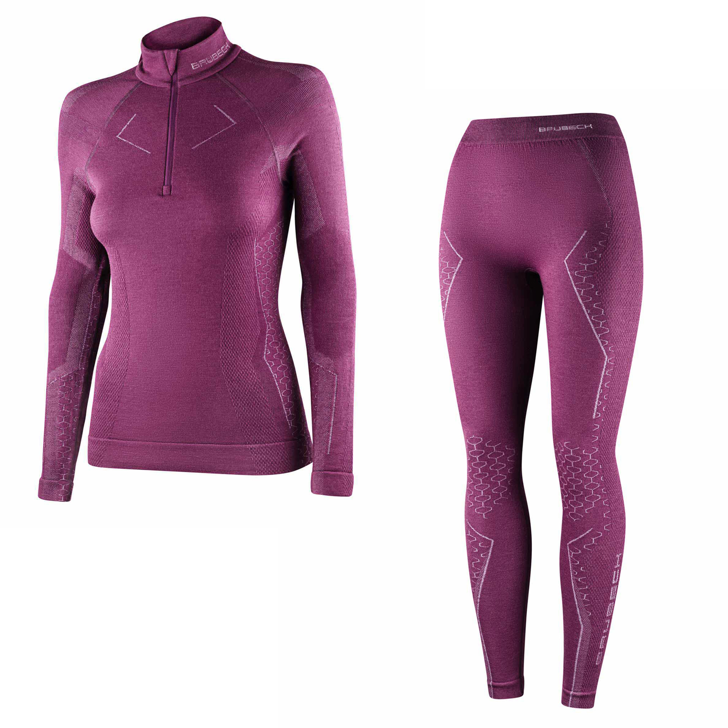 Brubeck Extreme Merino Bielizna Termoaktywna Damska Komplet Wełna Term