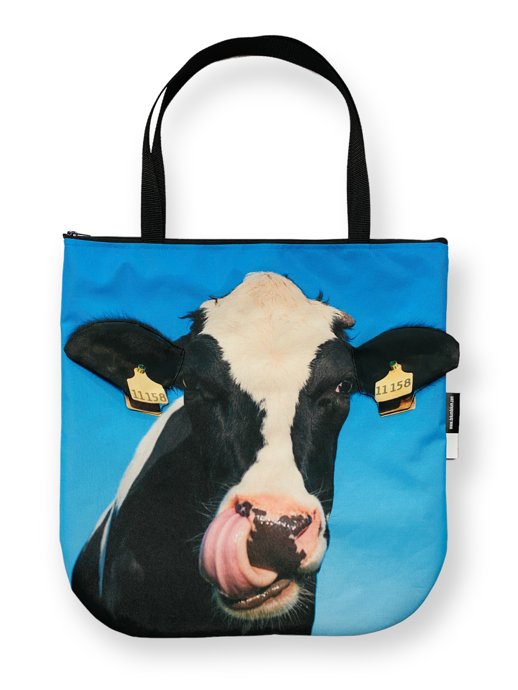 Taška 3D kabelka Kráva kráva velká Na Rameno prostorná se zapínáním na zip
