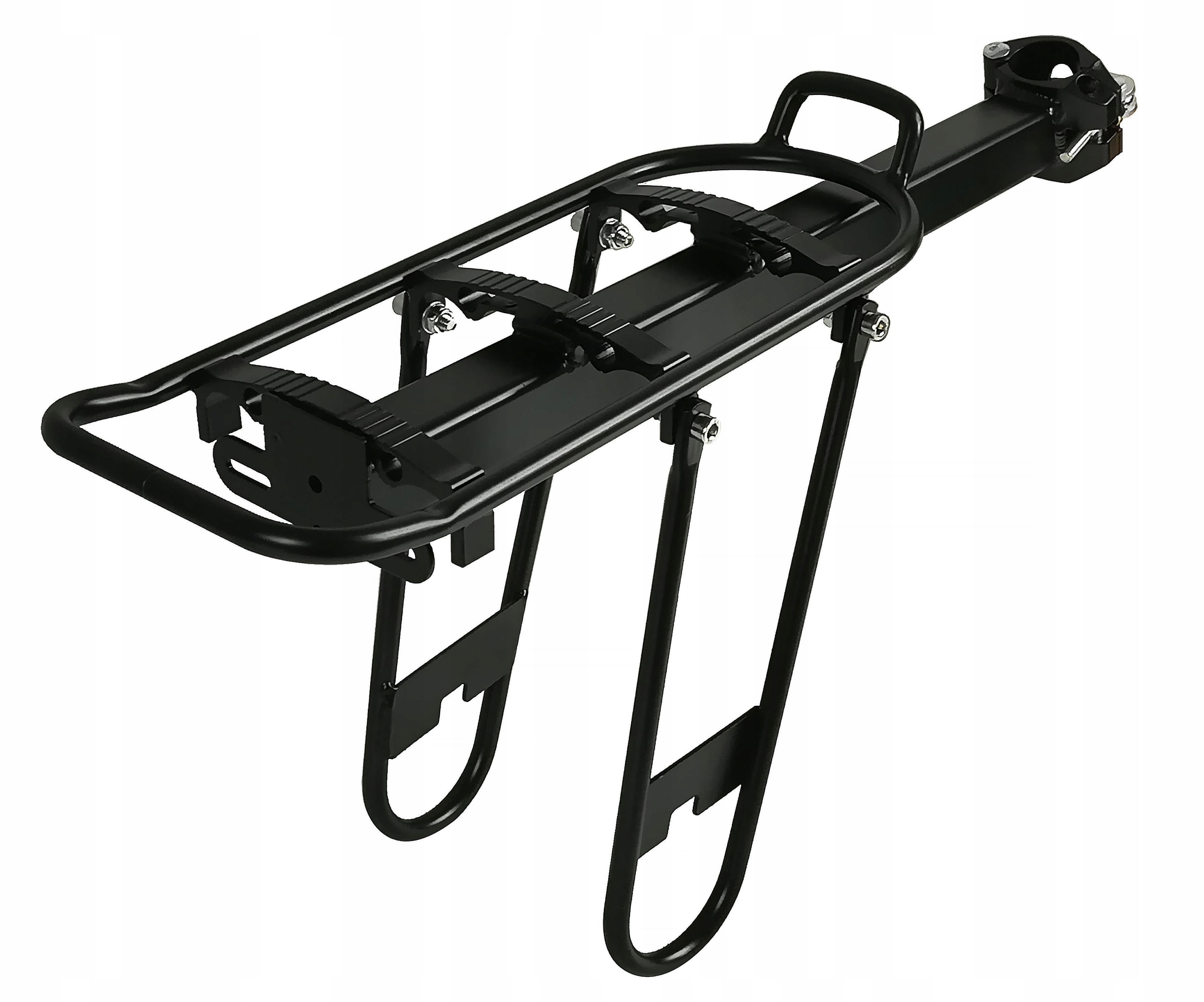 Bagażnik Do Sztycy Aluminium Pod Sakwy Czarny