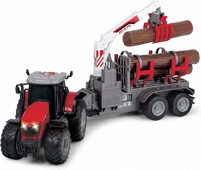 

Dickie Toys Traktor Massey Ferguson z przyczepą