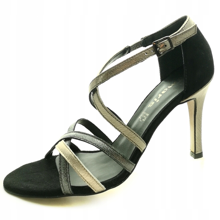 Elegantní kožené podpatkové sandály Tamaris 28339