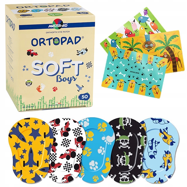 Ortopad Soft Boy Medium x 50 Plastry ściereczka