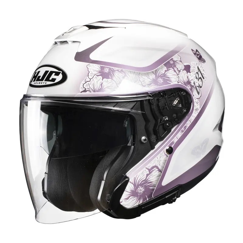 Moto prilba otvorená Hjc I31 Iona White/Pink Xs